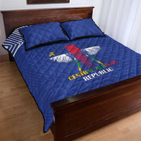 Central African Republic Football Quilt Bed Set Go Champions - Wonder Print Shop