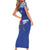 Custom Central African Republic Football Short Sleeve Bodycon Dress Go Champions - Wonder Print Shop