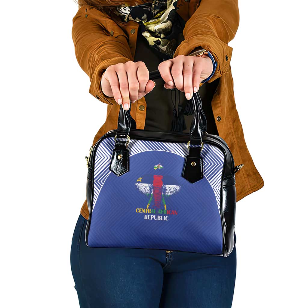 Central African Republic Football Shoulder Handbag Go Champions - Wonder Print Shop