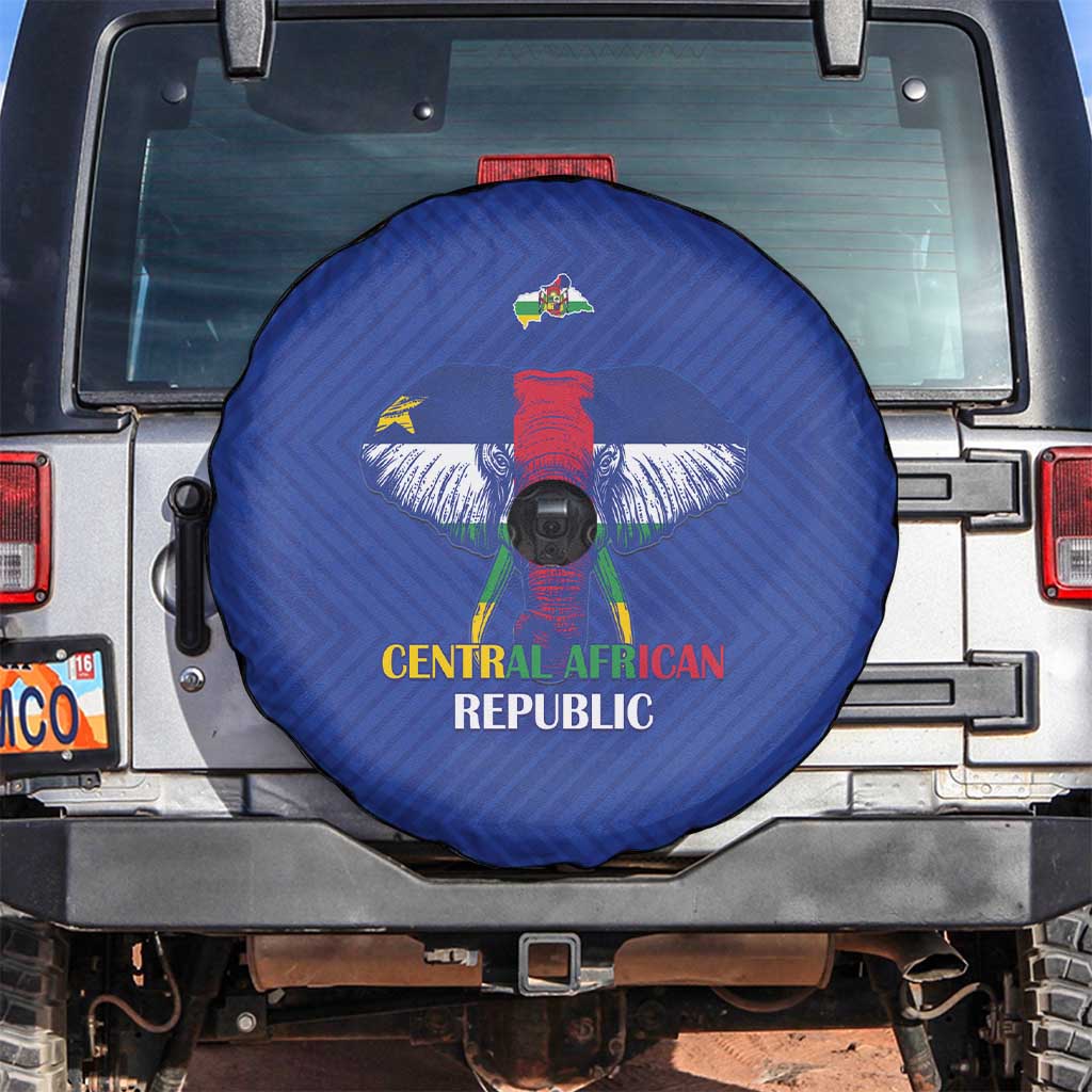 Central African Republic Football Spare Tire Cover Go Champions - Wonder Print Shop