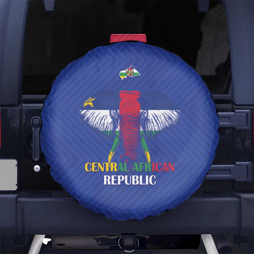 Central African Republic Football Spare Tire Cover Go Champions - Wonder Print Shop