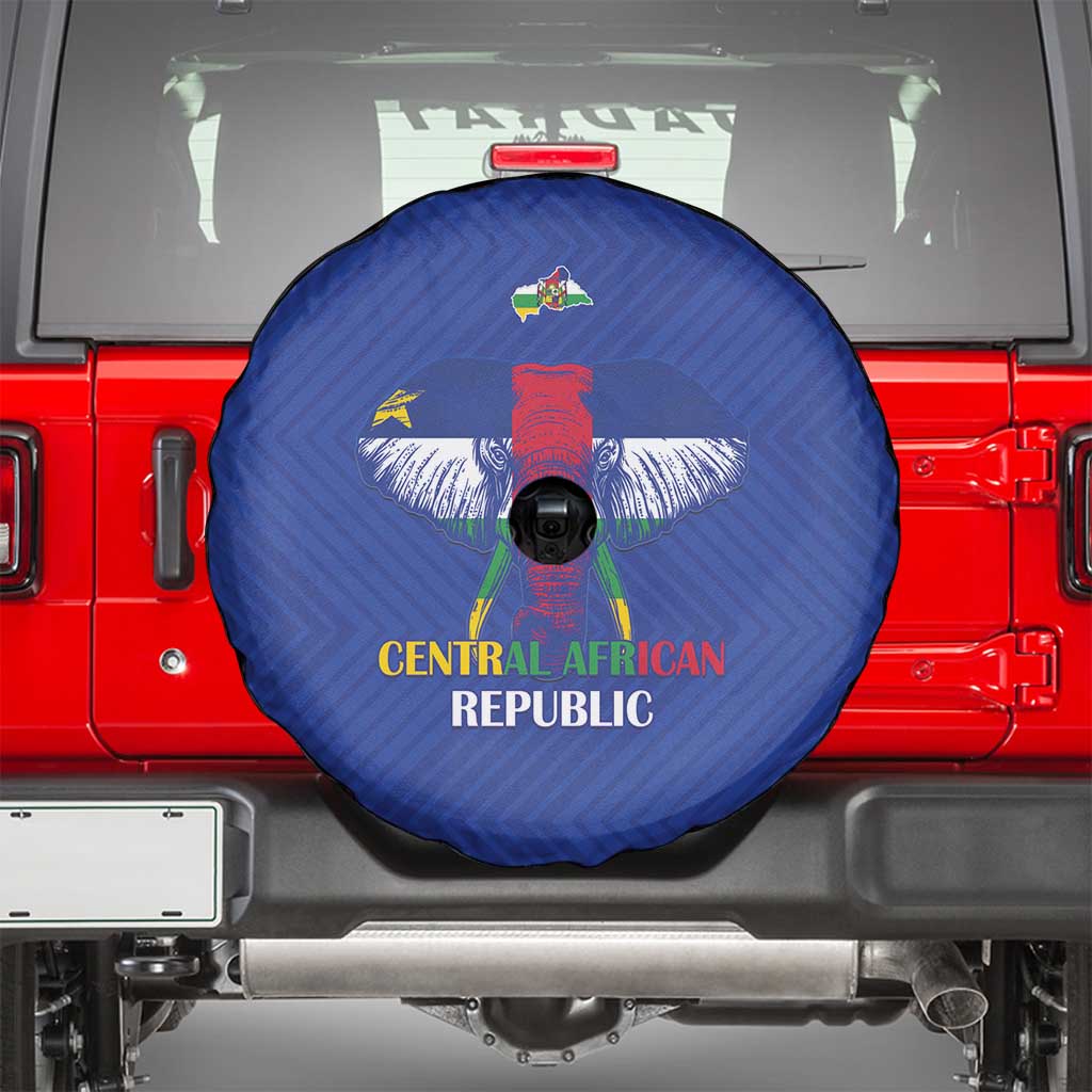 Central African Republic Football Spare Tire Cover Go Champions - Wonder Print Shop