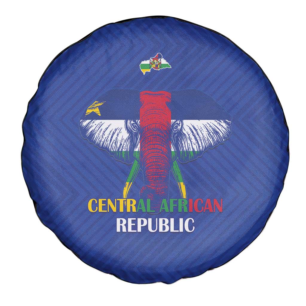 Central African Republic Football Spare Tire Cover Go Champions - Wonder Print Shop