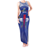 Custom Central African Republic Football Tank Maxi Dress Go Champions - Wonder Print Shop
