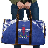Central African Republic Football Travel Bag Go Champions - Wonder Print Shop