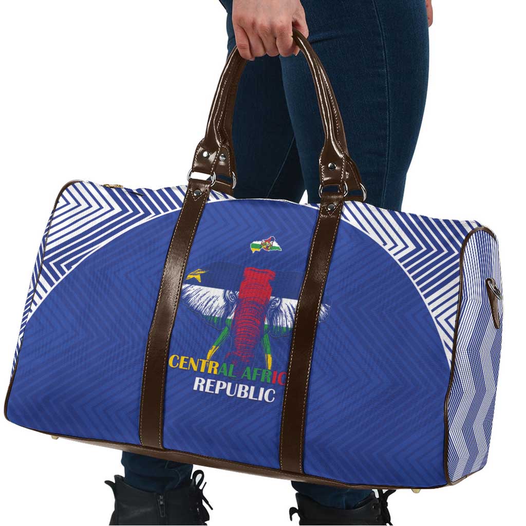 Central African Republic Football Travel Bag Go Champions - Wonder Print Shop