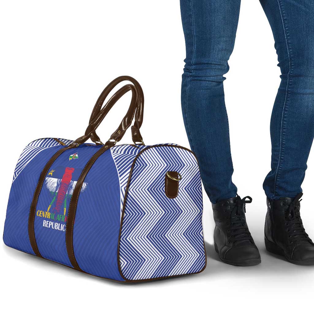 Central African Republic Football Travel Bag Go Champions - Wonder Print Shop