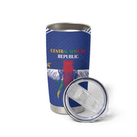 Custom Central African Republic Football Tumbler Cup Go Champions - Wonder Print Shop
