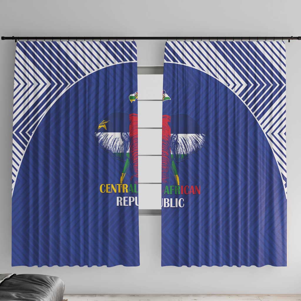 Central African Republic Football Window Curtain Go Champions - Wonder Print Shop
