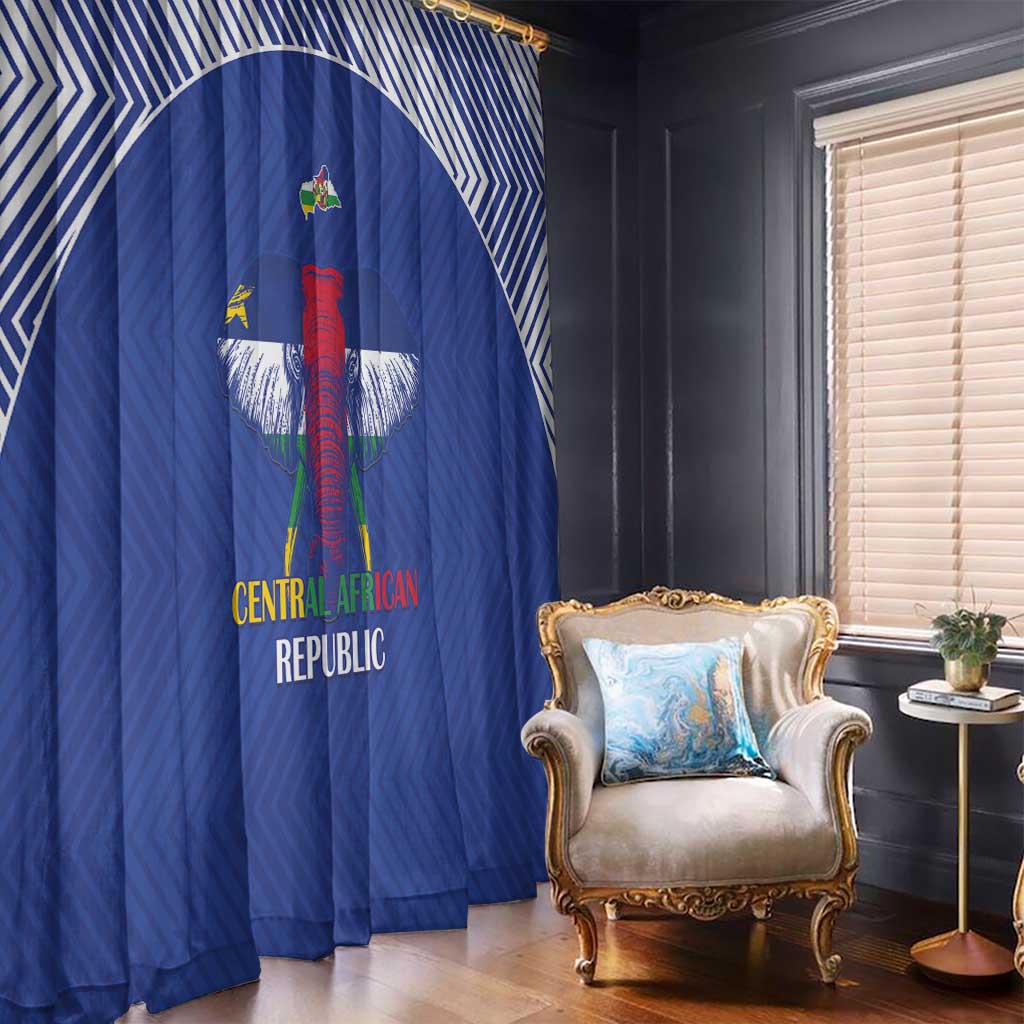Central African Republic Football Window Curtain Go Champions - Wonder Print Shop