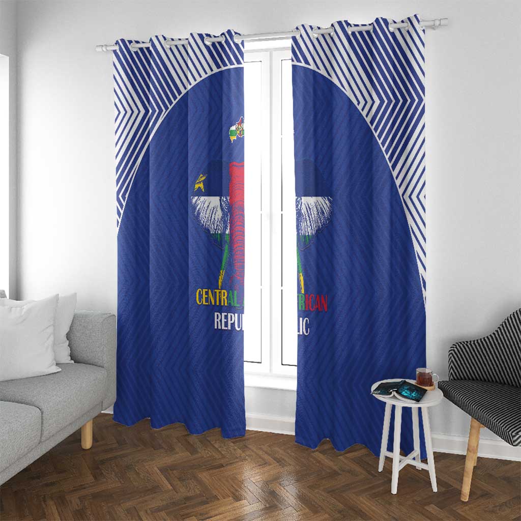 Central African Republic Football Window Curtain Go Champions - Wonder Print Shop