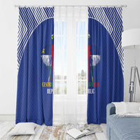 Central African Republic Football Window Curtain Go Champions - Wonder Print Shop
