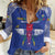 Custom Central African Republic Football Women Casual Shirt Go Champions - Wonder Print Shop