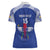 Custom Central African Republic Football Women Polo Shirt Go Champions - Wonder Print Shop