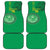 Mauritania Football Car Mats Coat Of Arms With Islamic Pattern - Wonder Print Shop