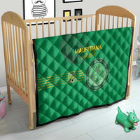 Mauritania Football Quilt Coat Of Arms With Islamic Pattern - Wonder Print Shop