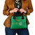 Mauritania Football Shoulder Handbag Coat Of Arms With Islamic Pattern - Wonder Print Shop