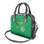 Mauritania Football Shoulder Handbag Coat Of Arms With Islamic Pattern - Wonder Print Shop