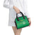 Mauritania Football Shoulder Handbag Coat Of Arms With Islamic Pattern - Wonder Print Shop