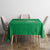 Mauritania Football Tablecloth Coat Of Arms With Islamic Pattern - Wonder Print Shop