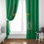 Mauritania Football Window Curtain Coat Of Arms With Islamic Pattern - Wonder Print Shop