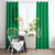 Mauritania Football Window Curtain Coat Of Arms With Islamic Pattern - Wonder Print Shop