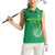 Custom Mauritania Football Women Sleeveless Polo Shirt Coat Of Arms With Islamic Pattern - Wonder Print Shop