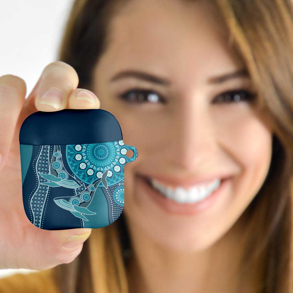 South Africa Whale Fes AirPods Case African Shwe Shwe Pattern - Wonder Print Shop