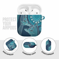 South Africa Whale Fes AirPods Case African Shwe Shwe Pattern - Wonder Print Shop