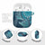 South Africa Whale Fes AirPods Case African Shwe Shwe Pattern - Wonder Print Shop