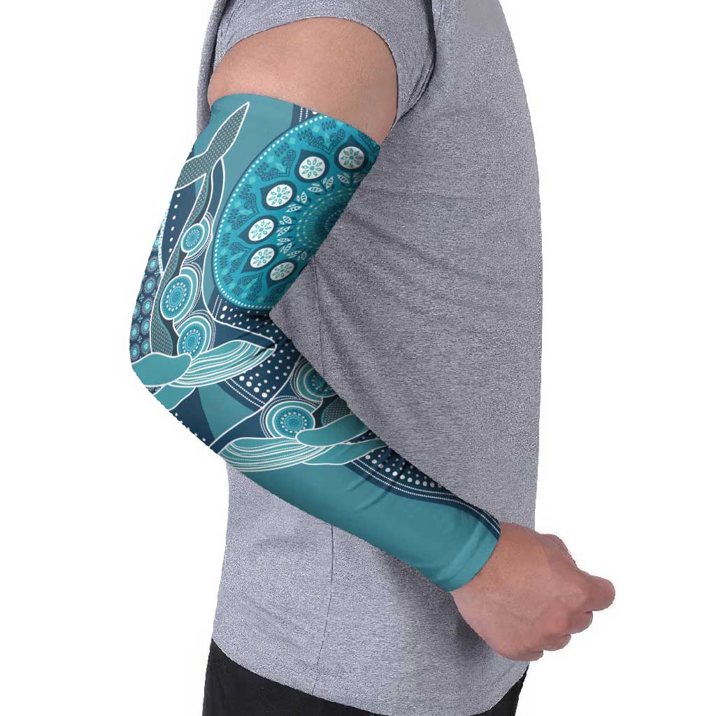 South Africa Whale Fes Arm Sleeves African Shwe Shwe Pattern - Wonder Print Shop