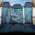 South Africa Whale Fes Back Car Seat Cover African Shwe Shwe Pattern - Wonder Print Shop