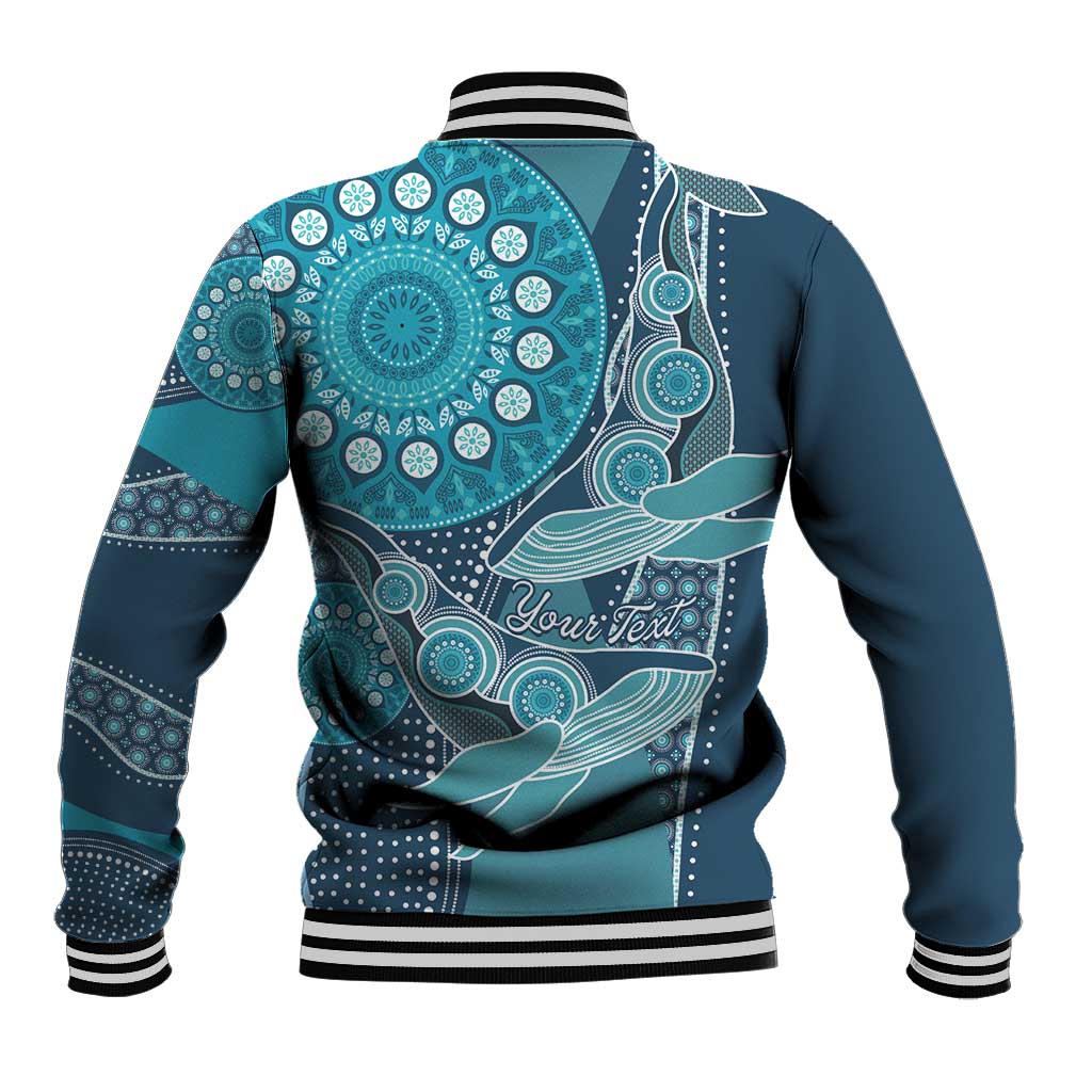 Personalized South Africa Whale Fes Baseball Jacket African Shwe Shwe Pattern - Wonder Print Shop