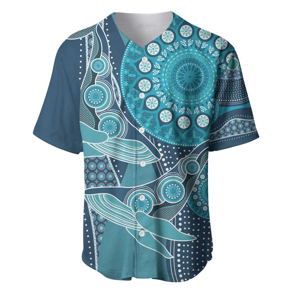 Personalized South Africa Whale Fes Baseball Jersey African Shwe Shwe Pattern - Wonder Print Shop