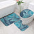 South Africa Whale Fes Bathroom Set African Shwe Shwe Pattern - Wonder Print Shop