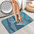 South Africa Whale Fes Bathroom Set African Shwe Shwe Pattern - Wonder Print Shop