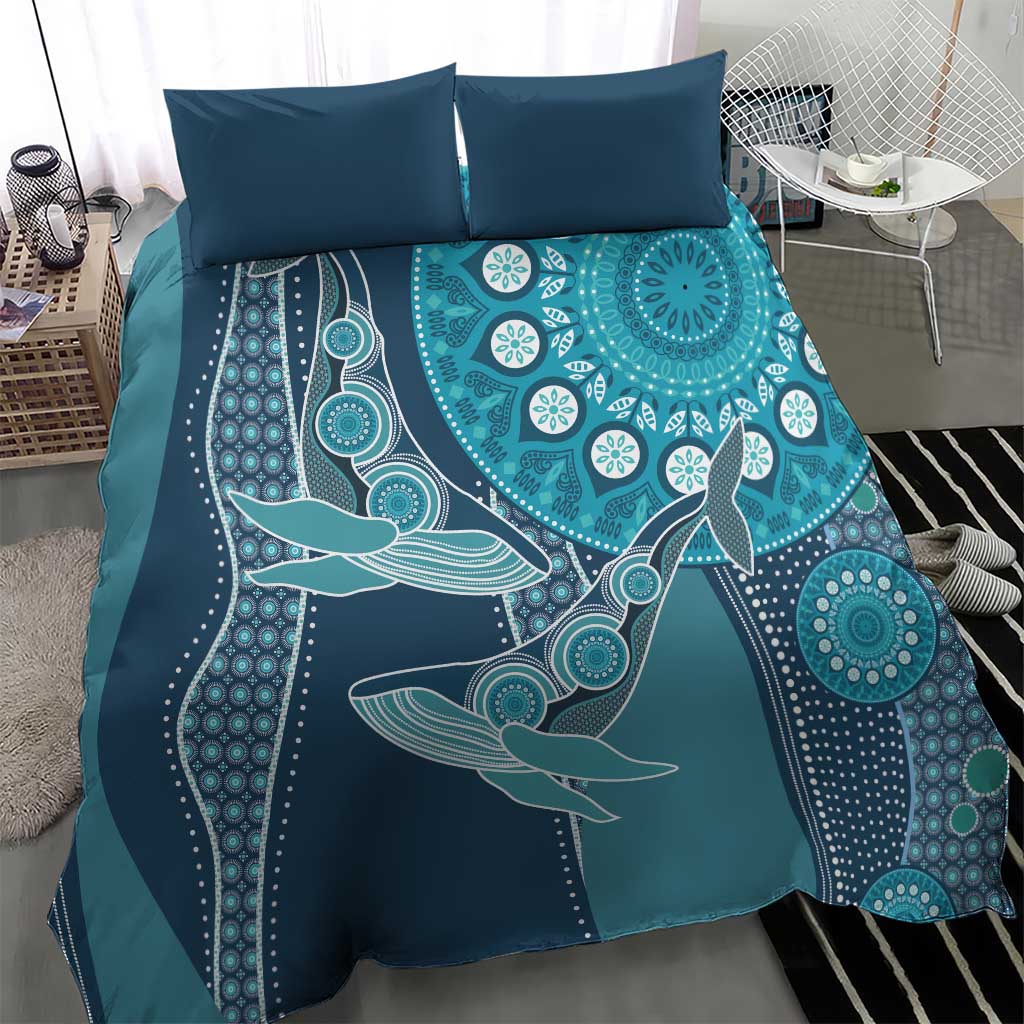 South Africa Whale Fes Bedding Set African Shwe Shwe Pattern - Wonder Print Shop