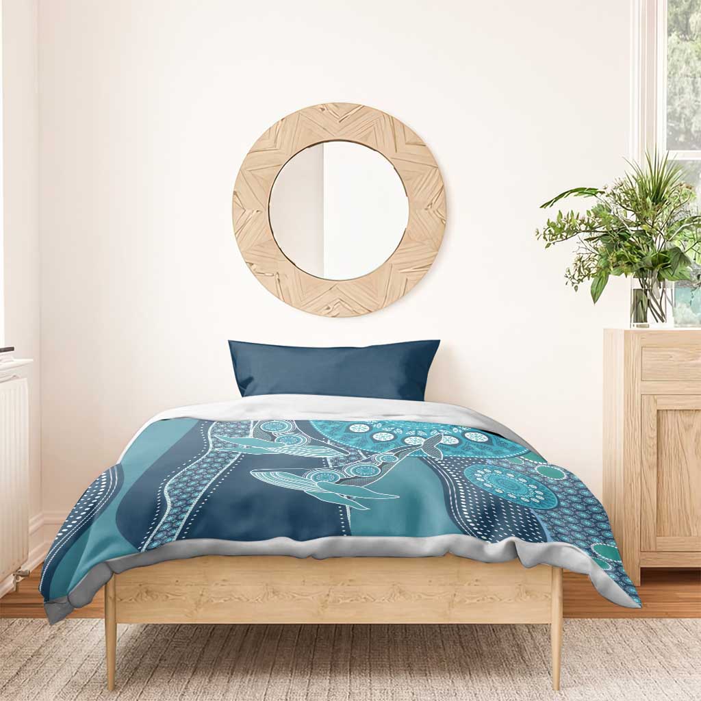 South Africa Whale Fes Bedding Set African Shwe Shwe Pattern - Wonder Print Shop