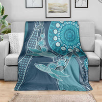 South Africa Whale Fes Blanket African Shwe Shwe Pattern - Wonder Print Shop