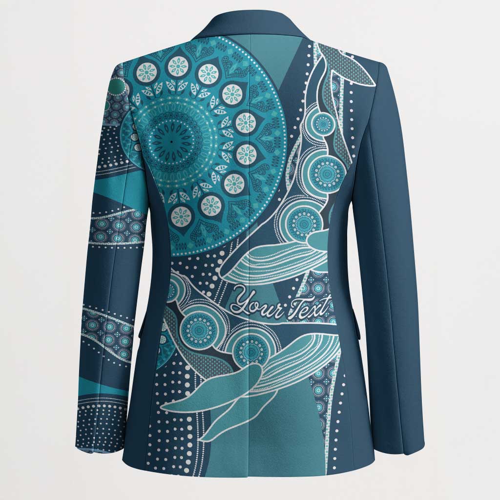 Personalized South Africa Whale Fes Blazer African Shwe Shwe Pattern - Wonder Print Shop