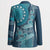 Personalized South Africa Whale Fes Blazer African Shwe Shwe Pattern - Wonder Print Shop
