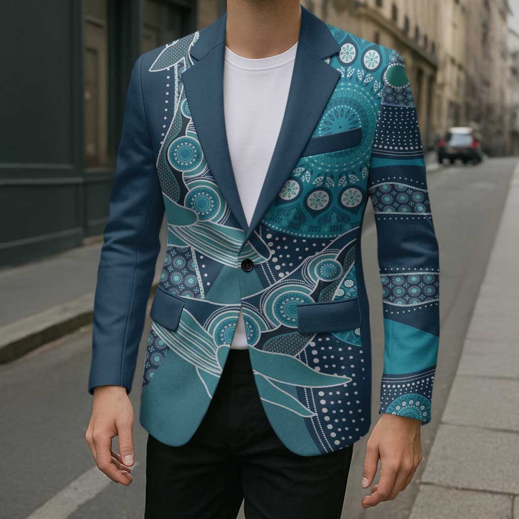 Personalized South Africa Whale Fes Blazer African Shwe Shwe Pattern - Wonder Print Shop