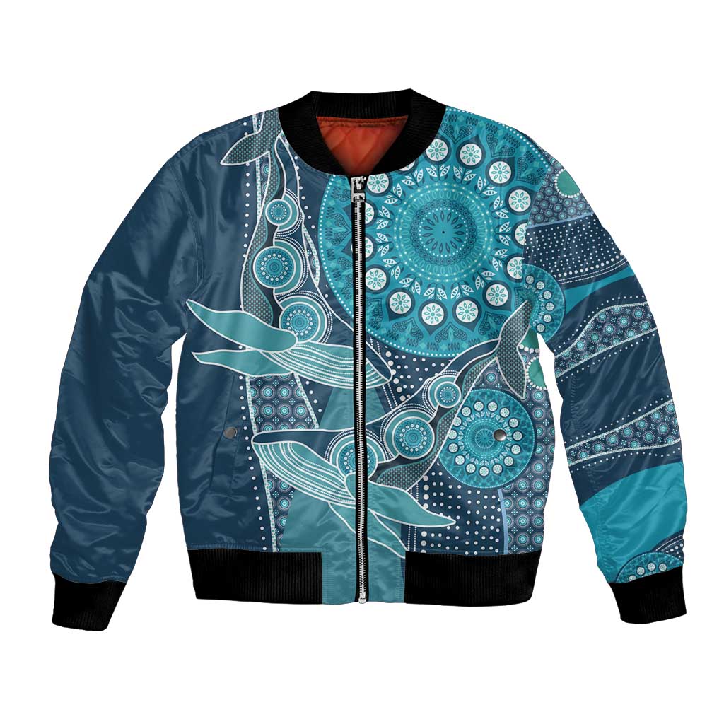 Personalized South Africa Whale Fes Bomber Jacket African Shwe Shwe Pattern - Wonder Print Shop