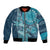 Personalized South Africa Whale Fes Bomber Jacket African Shwe Shwe Pattern - Wonder Print Shop