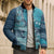 Personalized South Africa Whale Fes Bomber Puffer Jacket African Shwe Shwe Pattern - Wonder Print Shop