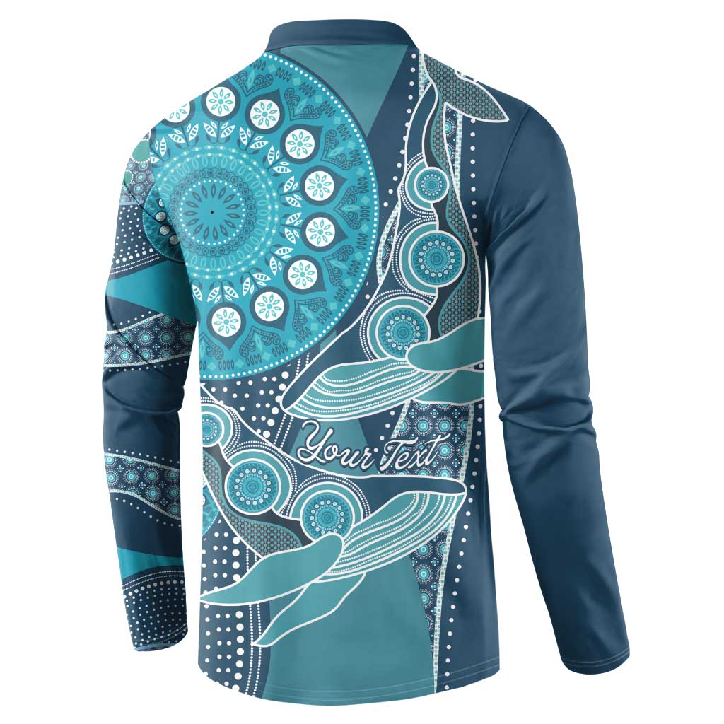Personalized South Africa Whale Fes Button Sweatshirt African Shwe Shwe Pattern - Wonder Print Shop