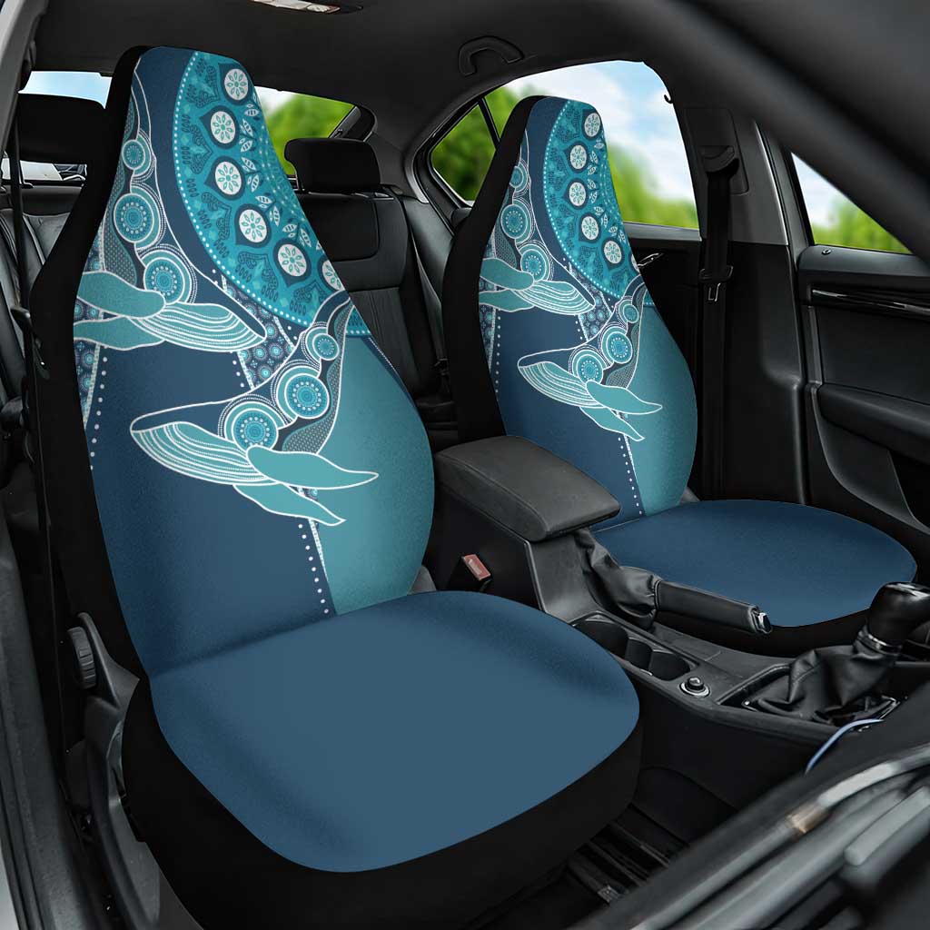 South Africa Whale Fes Car Seat Cover African Shwe Shwe Pattern - Wonder Print Shop
