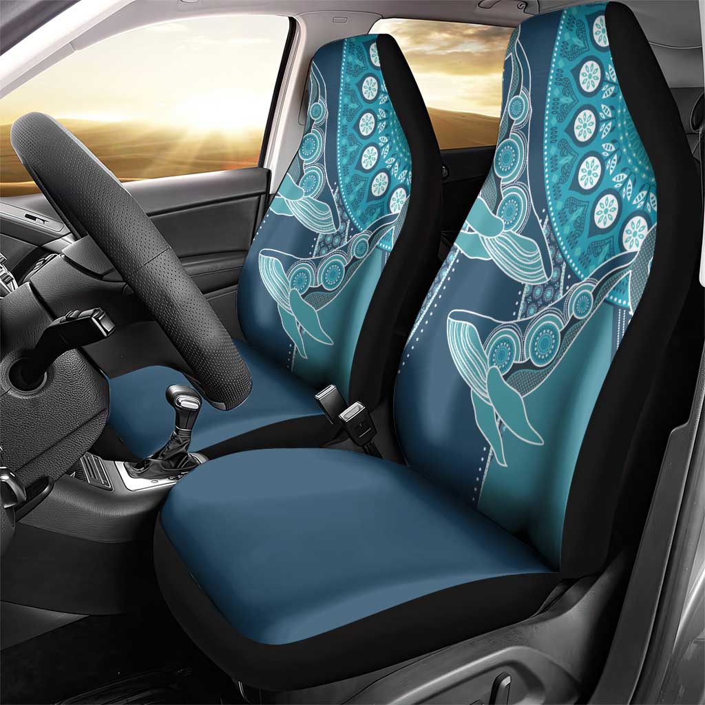 South Africa Whale Fes Car Seat Cover African Shwe Shwe Pattern - Wonder Print Shop