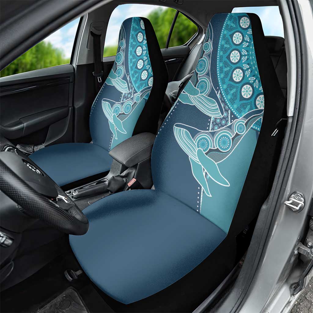 South Africa Whale Fes Car Seat Cover African Shwe Shwe Pattern - Wonder Print Shop