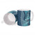 Personalized South Africa Whale Fes Ceramic Mug African Shwe Shwe Pattern - Wonder Print Shop